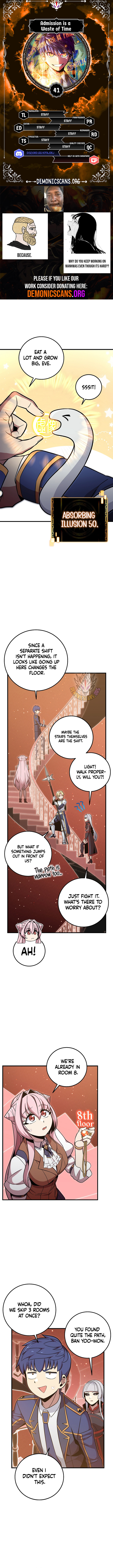 Admission is a Waste of Time Chapter 41 0